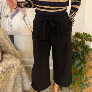 Crop Paper rap Waist Zara Pants